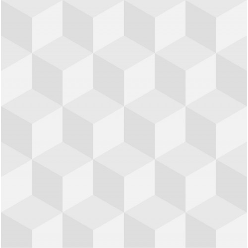 Papel de Parede 3D Cubos Cinza - 1