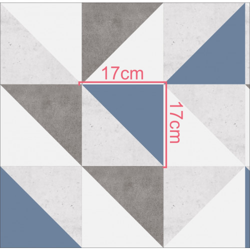Papel de Parede Tantum Cimento e Azul Acinzentado em Rolo COM laminação Protetora - 4