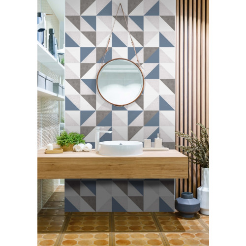 Adesivo Azulejo Tantum Cimento e Azul Acinzentado - 3