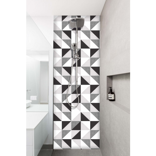 Papel de Parede Tantum Cimento e  Preto em Rolo COM laminação Protetora - 7