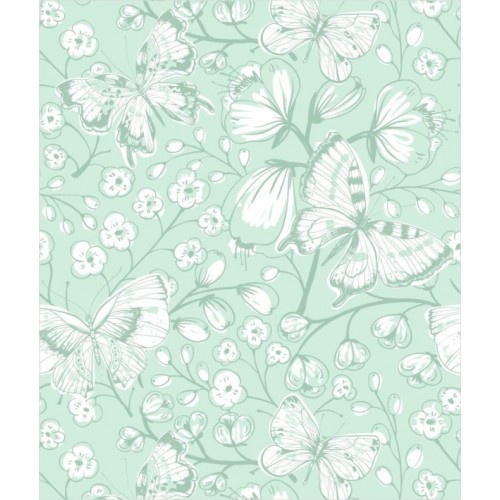 Papel de Parede Borboletas Aquarius - 1