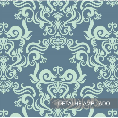 Papel de Parede Cirlanda Azul - 1