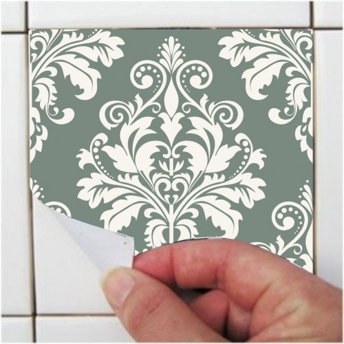 Adesivo Azulejo Damasco - 2