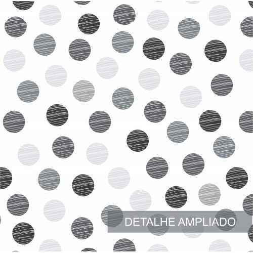 Papel de Parede Dots Cinza - 4