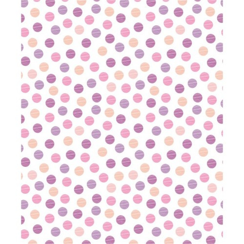 Papel de Parede Dots cor de Rosa - 4