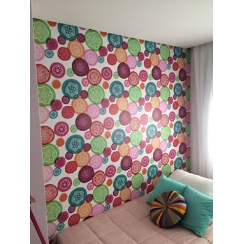 Papel de Parede Colorido Ghita - 2
