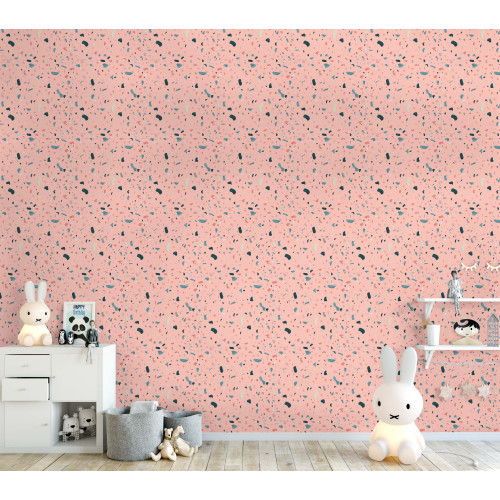 Papel de Parede Granilite Fenix Fundo Rose - 3