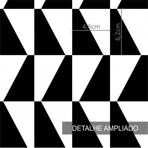 Papel de Parede Lenus Preto e Branco - 6