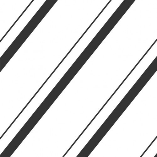 Papel de Parede Listras Gravata Diagonal Preta - 1