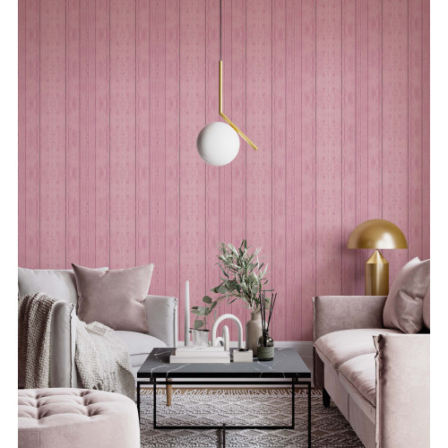 Papel de Parede Madeira Rosa