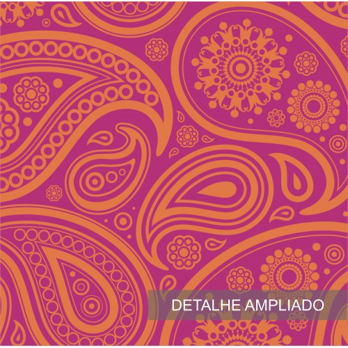 Papel de Parede Mandala Salmão - 4