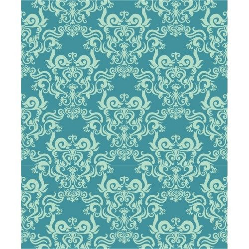 Papel de Parede Cirlanda Turquesa - 4