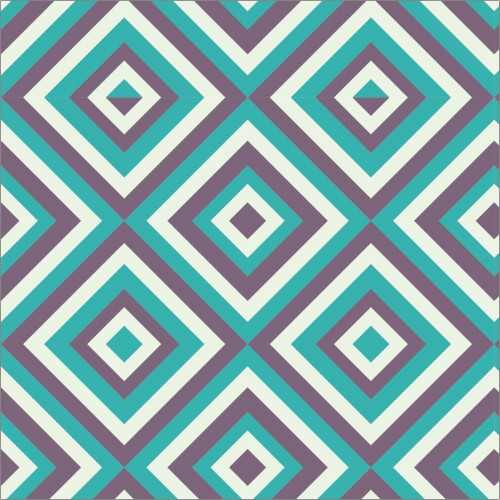Papel de Parede Samuca Roxo com Azul - 1