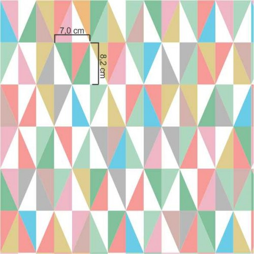 Papel de Parede Infantil Pipa Colorida - 1