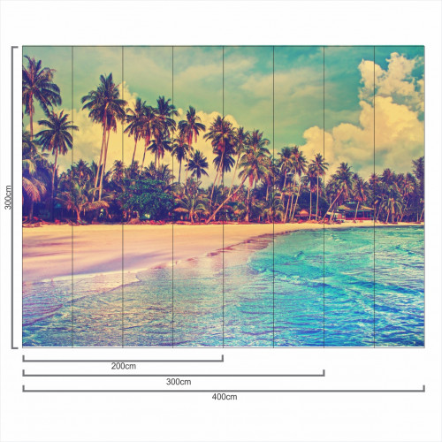 Painel Fotográfico Praia Tropical - 1