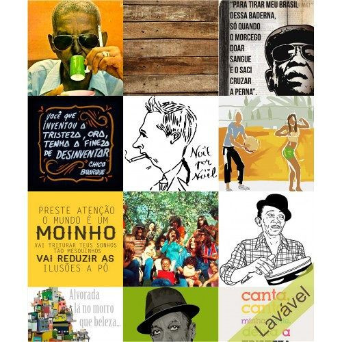 Papel de Parede Samba em Rolo COM laminação Protetora - 1
