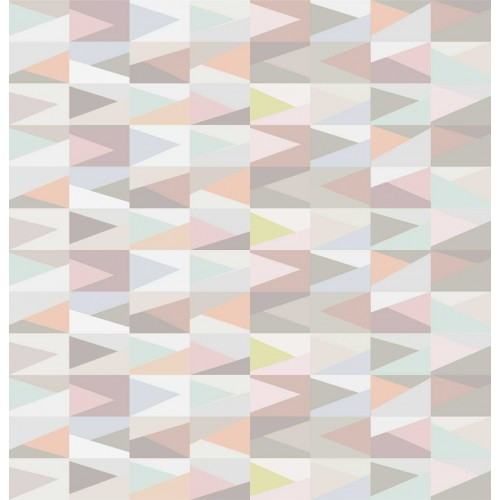 Papel de Parede Infantil Triângulo Candy Color - 3