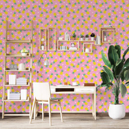Papel de Parede Infantil Abacaxito