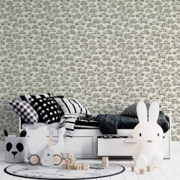 Papel de Parede Infantil Carrinhos