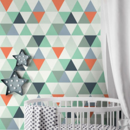 Papel de Parede Infantil Triângulo Mark