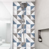 Papel de Parede Tantum Cimento e Azul Acinzentado em Rolo COM laminação Protetora - 3