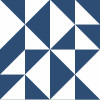 Papel de Parede Geométrico Luma Classic Blue em Rolo COM laminação Protetora - 3