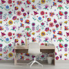 Painel Flores Viva México fundo branco - 2