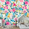 Painel Flores Alegria Fundo Branco - 2