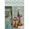 Papel de Parede Chevron Cinza Claro - 6