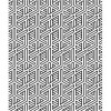 Papel de Parede Beltoni Preto - 1