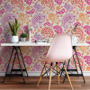 Papel de Parede Paisley Colorido - 2