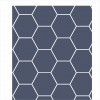 Papel de Parede Colmeia Grande Azul COM laminação Protetora - 4