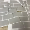 Placa de Pastilha Adesiva Resinada Metrô Gray - 26cm x 30cm - 3